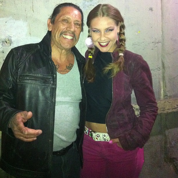 Maria Roman and Danny Trejo